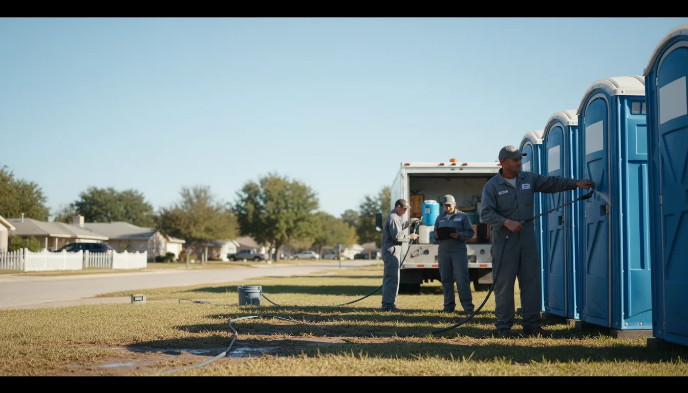 Long-Term Portable Toilet Rental in Camden, TX near me